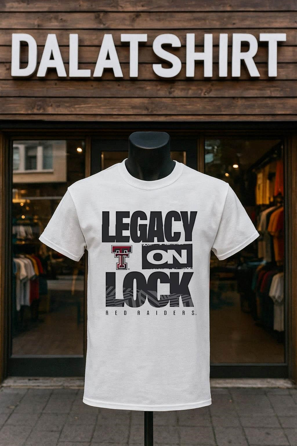 Legacy On Lock Texas Tech Red Raiders Logo shirt