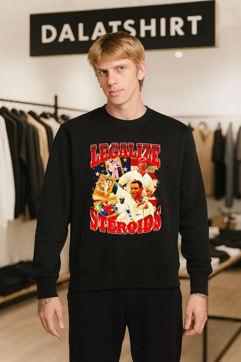 Legalize Steroids Mark McGwire Sammy Sosa baseball shirt