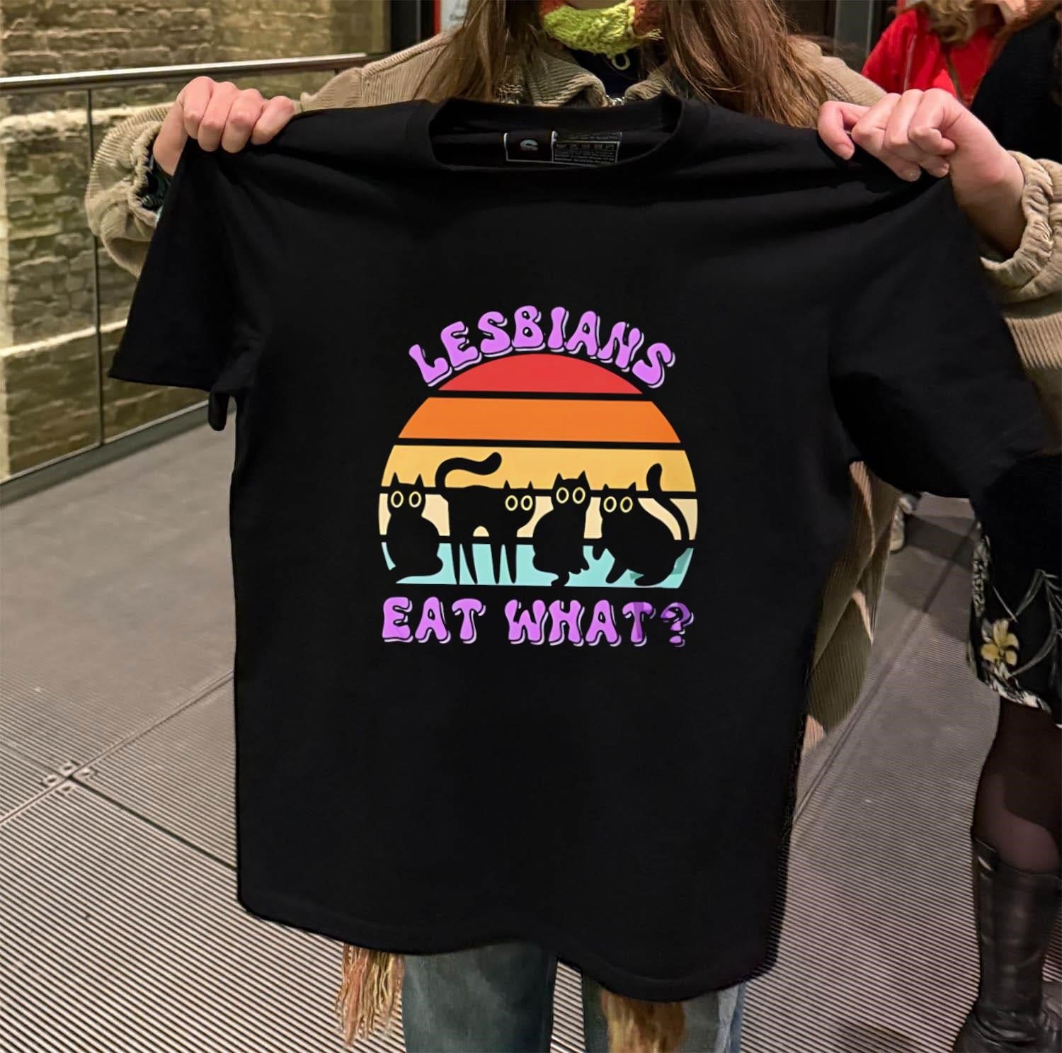 Lesbians Eat What Cats vintage shirt