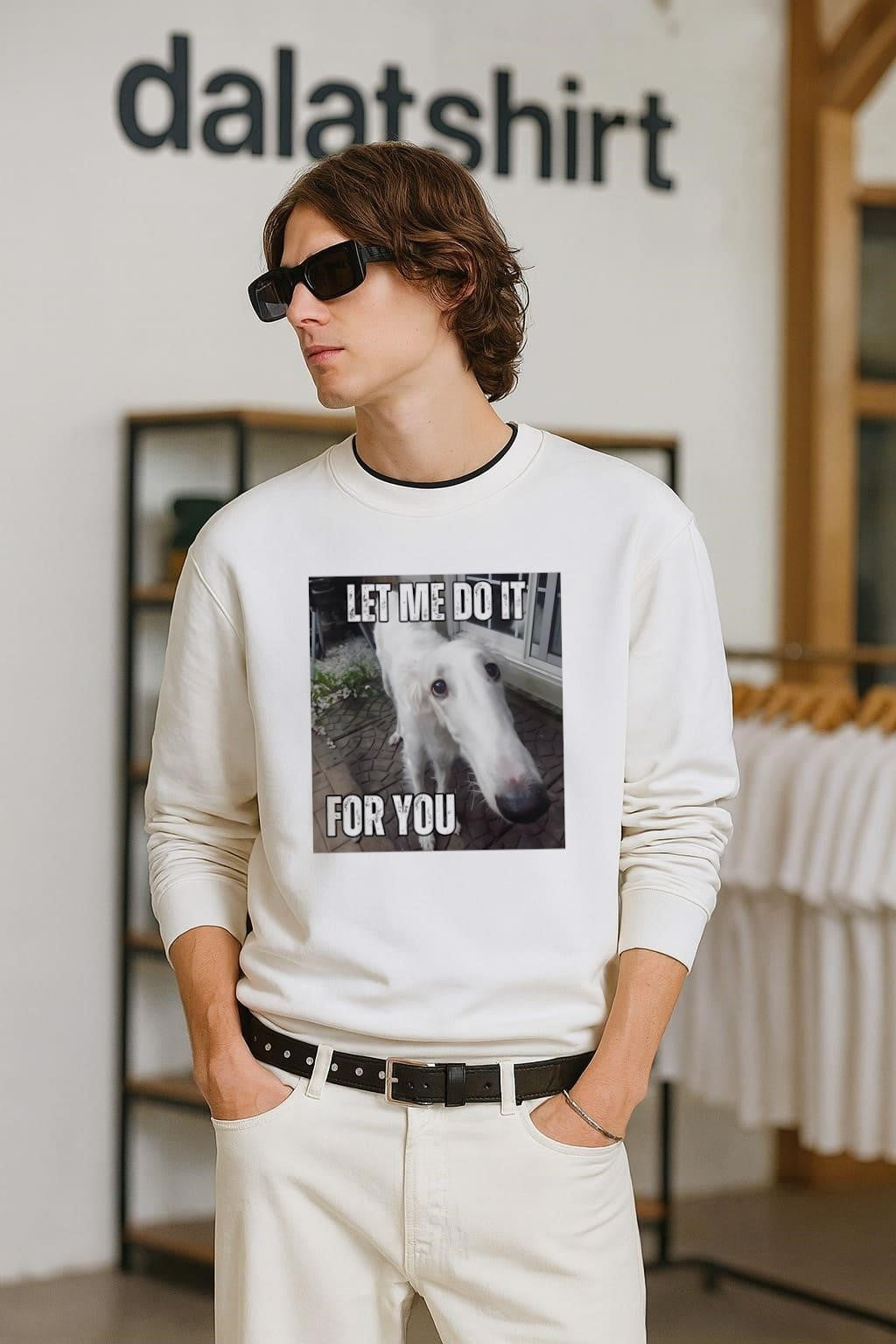 Let Me Do It For You Borzoi Dog shirt