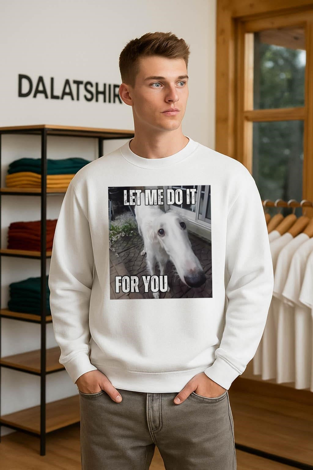 Let Me Do It For You Borzoi Dog shirt