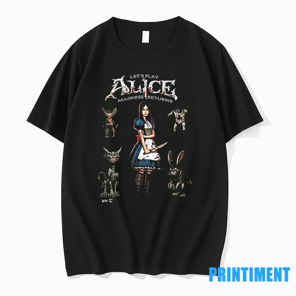 Lets Play Alice Madness Returns Video Games Tshirts Sweater