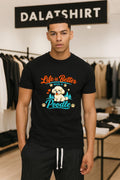 Life is Better with a Poodle Puppy and Pine Trees shirt
