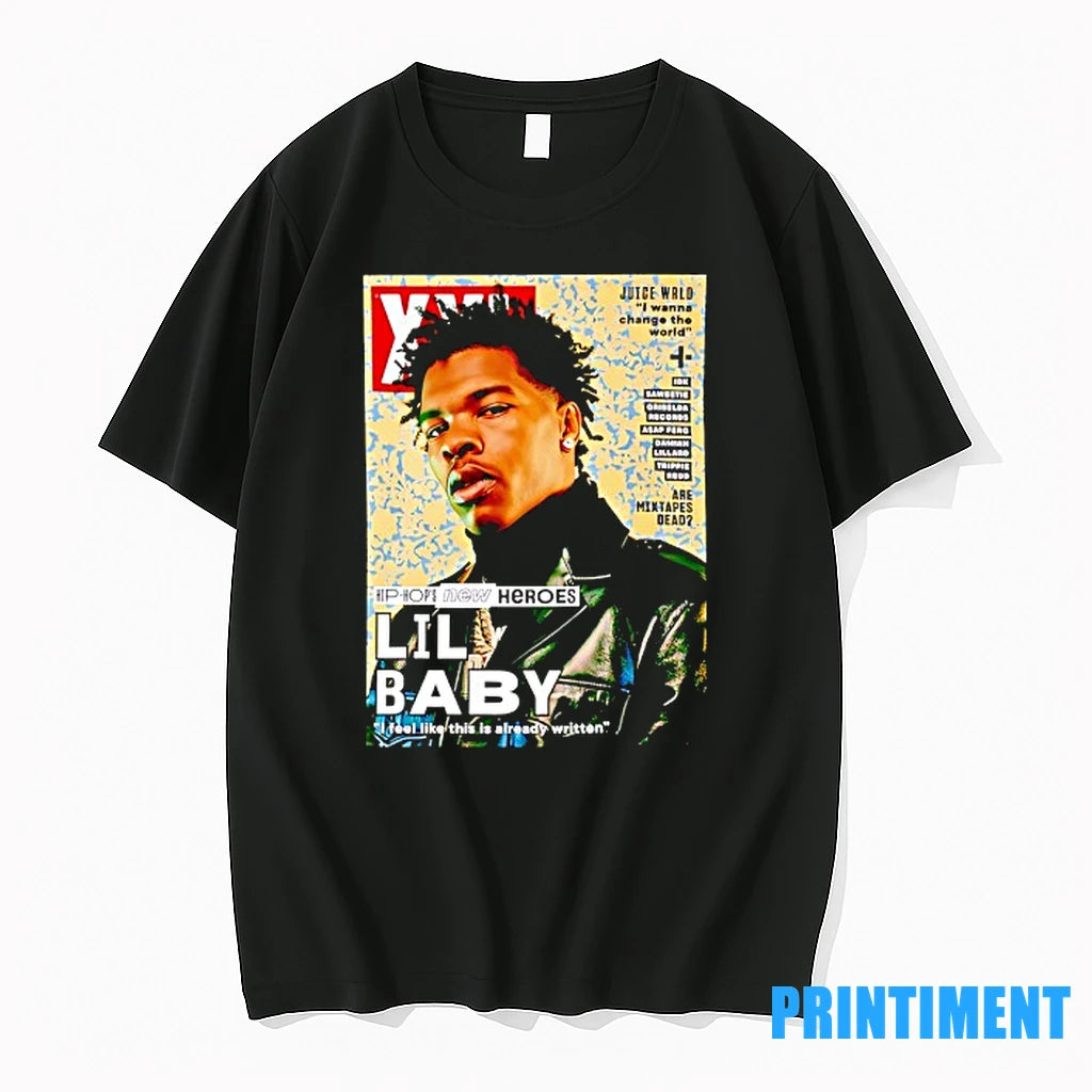Lil Baby Hip Hops New Heroes Juice Wrld I Wanna Change The World Tshirts Sweater