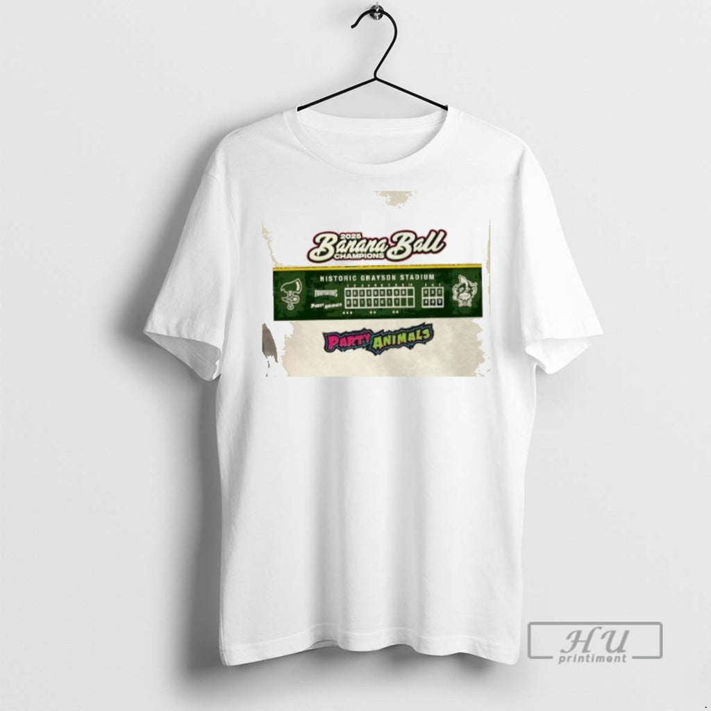 Limited Edition 2025 Banana Ball World Tour Champion Party Animals Graphic Tee Shirt Sweatshirt Hoodies