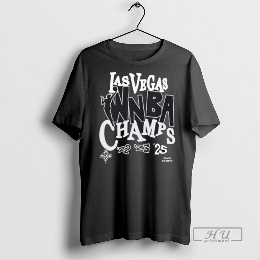 Limited Edition 2025 Wnba Finals World Champions Las Vegas Aces 3 Times 2 Sided Graphic