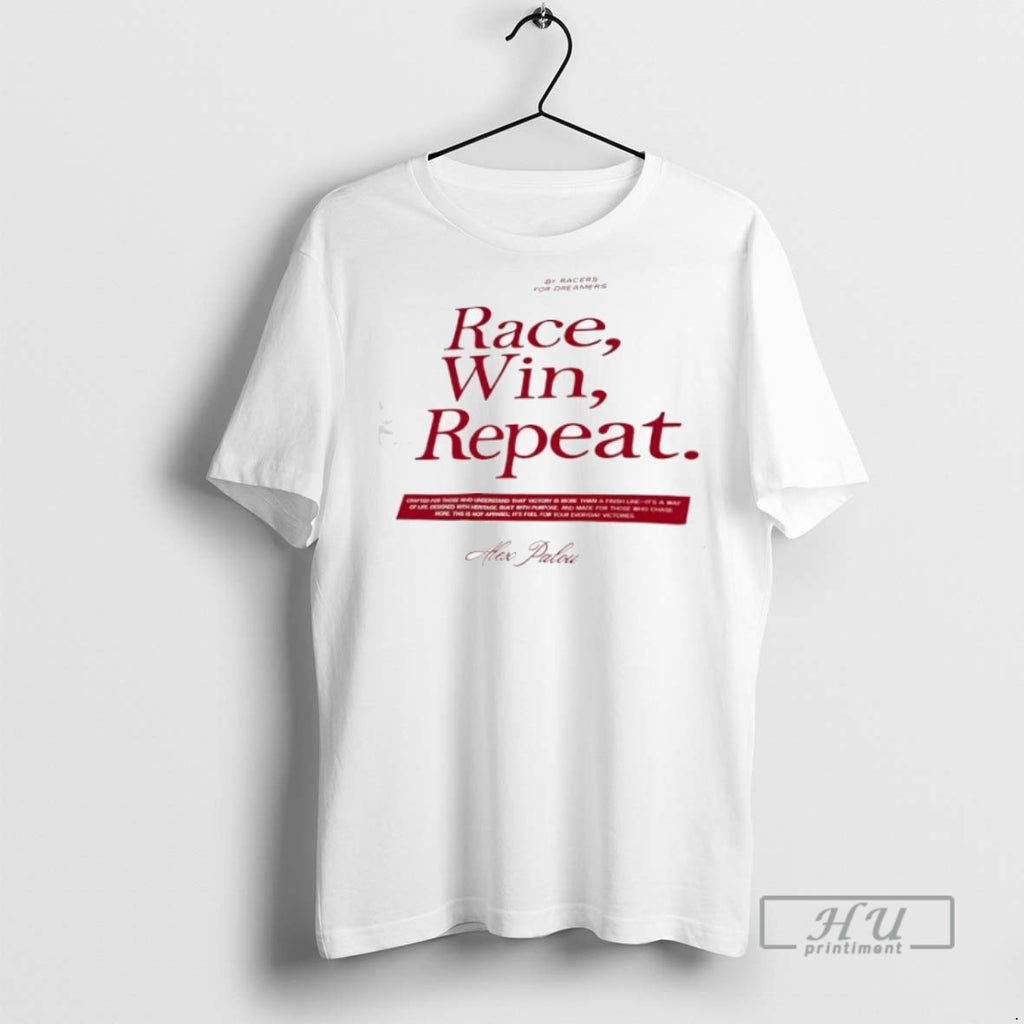 Limited Edition Alex Palou Race Win Repeat Champions 2025 Graphic Tee Shirt Sweatshirt Hoodies
