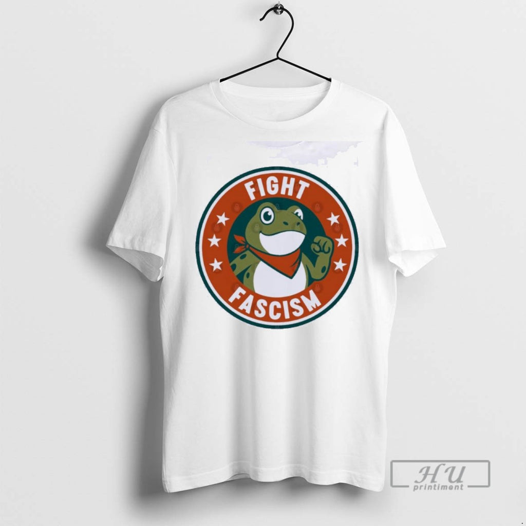 Limited Edition Amphibian Resist Frog Fight Fascism Graphic Tee Shirt Sweatshirt Hoodies