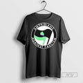 Limited Edition Amphibians Against Fascism Logo Frog Flag Graphic Tee Shirt Sweatshirt Hoodies
