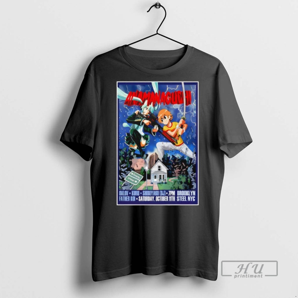 Limited Edition Anamanaguchi Brooklyn Ny October 11 2025 Show Graphic Tee Shirt Sweatshirt Hoodies