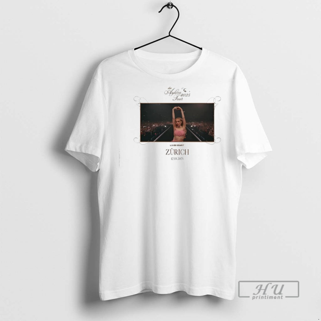 Limited Edition Ayliva Die Ayliva Tour 2025 Zurich Graphic Tee Shirt Sweatshirt Hoodies