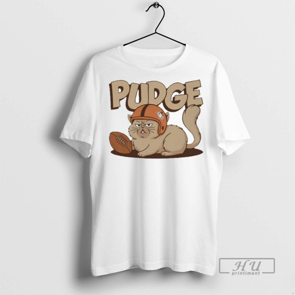 Limited Edition Bgsu Football Pudge The Cat Graphic Tee Shirt Sweatshirt Hoodies