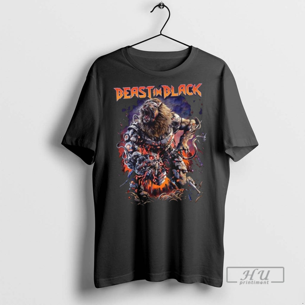 Limited Edition Beast In Black European Tour 2025 Cyber Apocalypse Two Sided Mockup Two Side