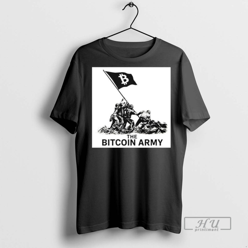 Limited Edition Bitcoin Army Operators Graphic Graphic Tee Shirt Sweatshirt Hoodies