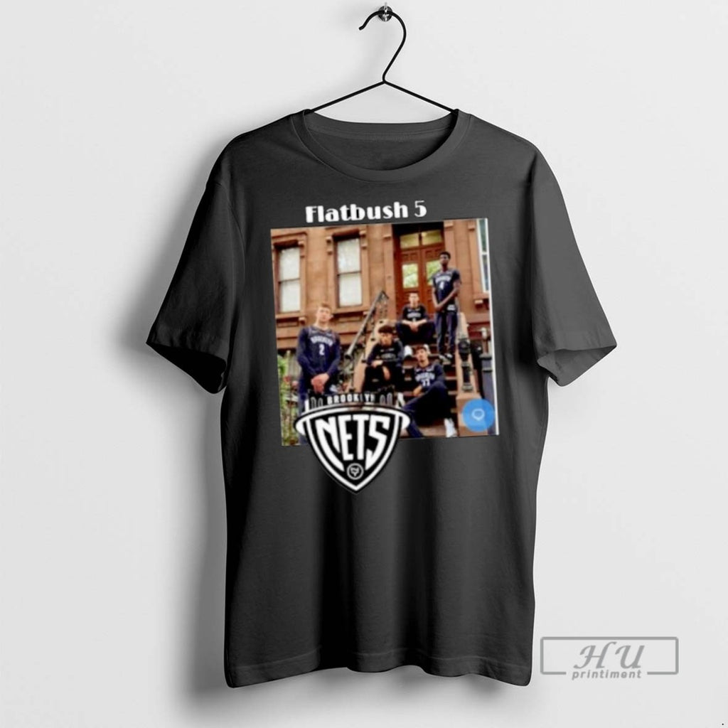 Limited Edition Brooklyn Nets Nba Flatbush 5 Ornaments Graphic Tee Shirt Sweatshirt Hoodies
