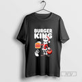 Limited Edition Burger King X Jack Skellington Santa Isnt Real Christmas Graphic Tee Shirt