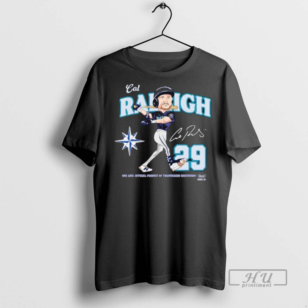 Limited Edition Cal Raleigh Seattle Mariners 29 Our Mvp Product Of Throwbacks Northwest Signature Graphic