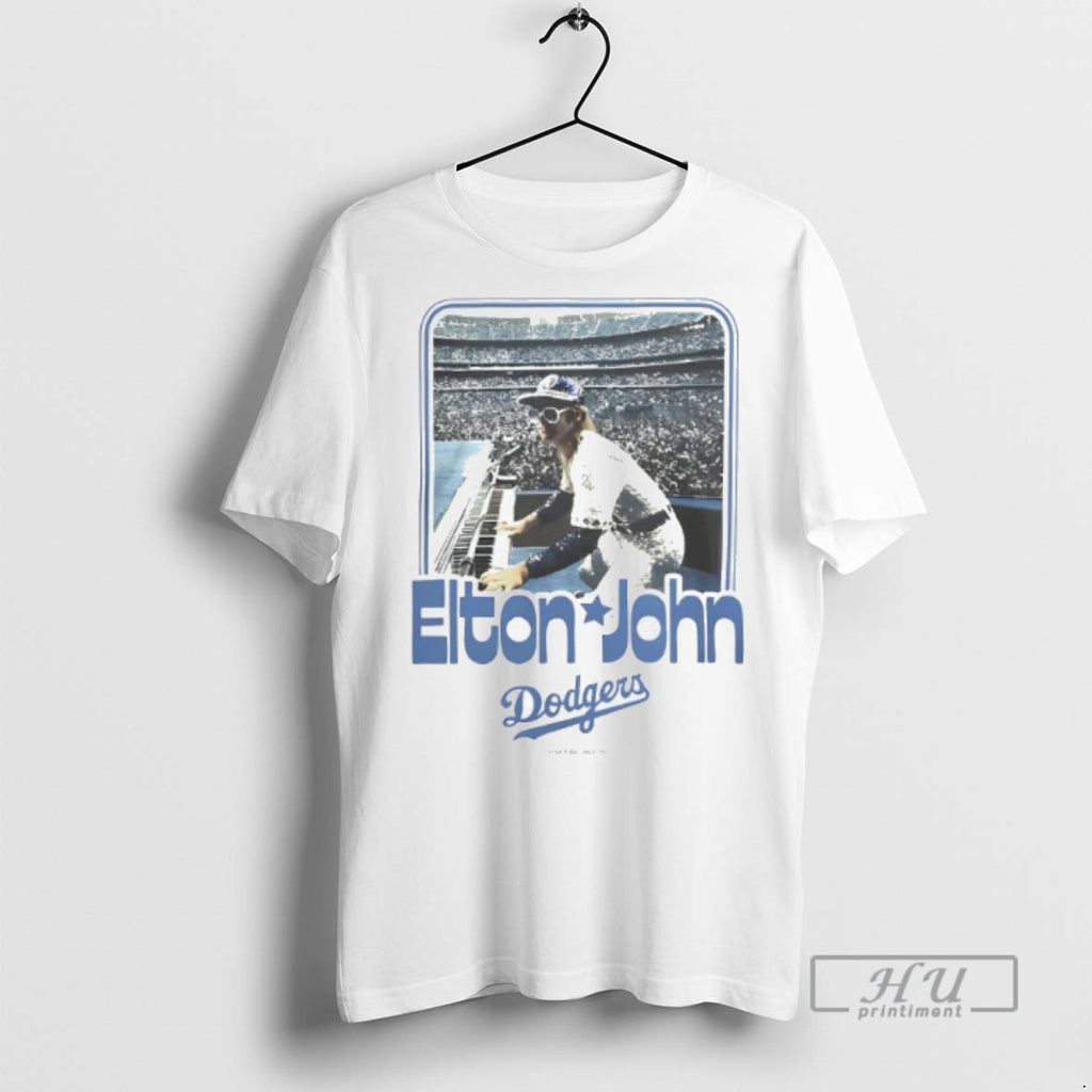 Limited Edition Center Field Elton John X Dodger Stadium Duke Graphic Tee Shirt Sweatshirt Hoodies