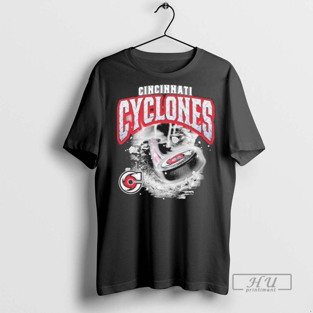 Limited Edition Cincinnati Cyclones Storm Warning Graphic Tee Shirt Sweatshirt Hoodies