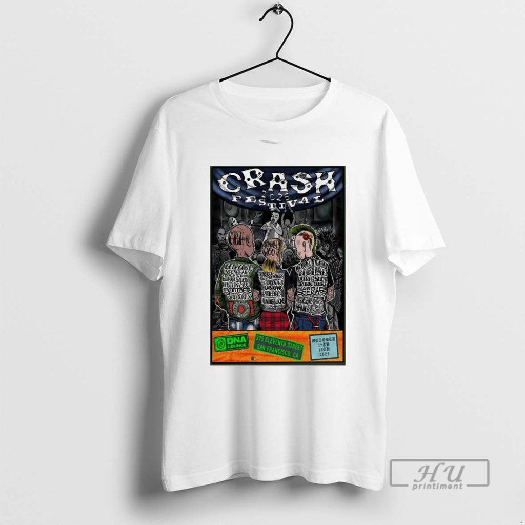 Limited Edition Crash Festival San Francisco Shows On October 17 18 2025 Graphic