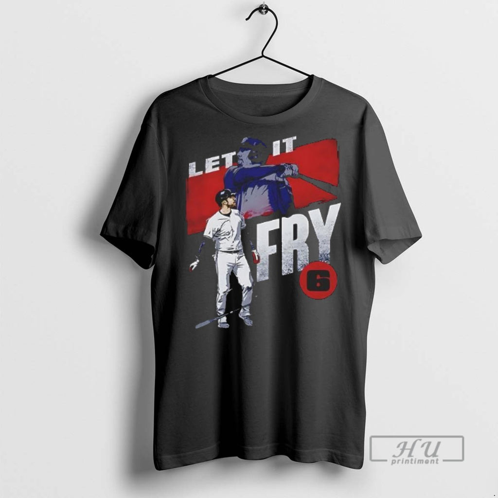 Limited Edition David Fry Cleveland Baseball David Fry Cleveland Let It Fry Graphic