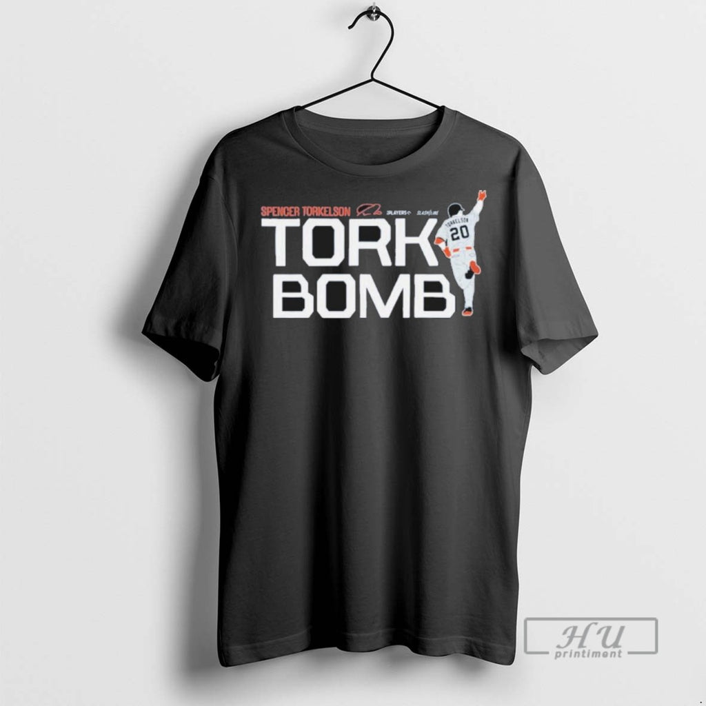 Limited Edition Detroit Spencer Torkelson Tork Bomb Graphic Tee Shirt Sweatshirt Hoodies