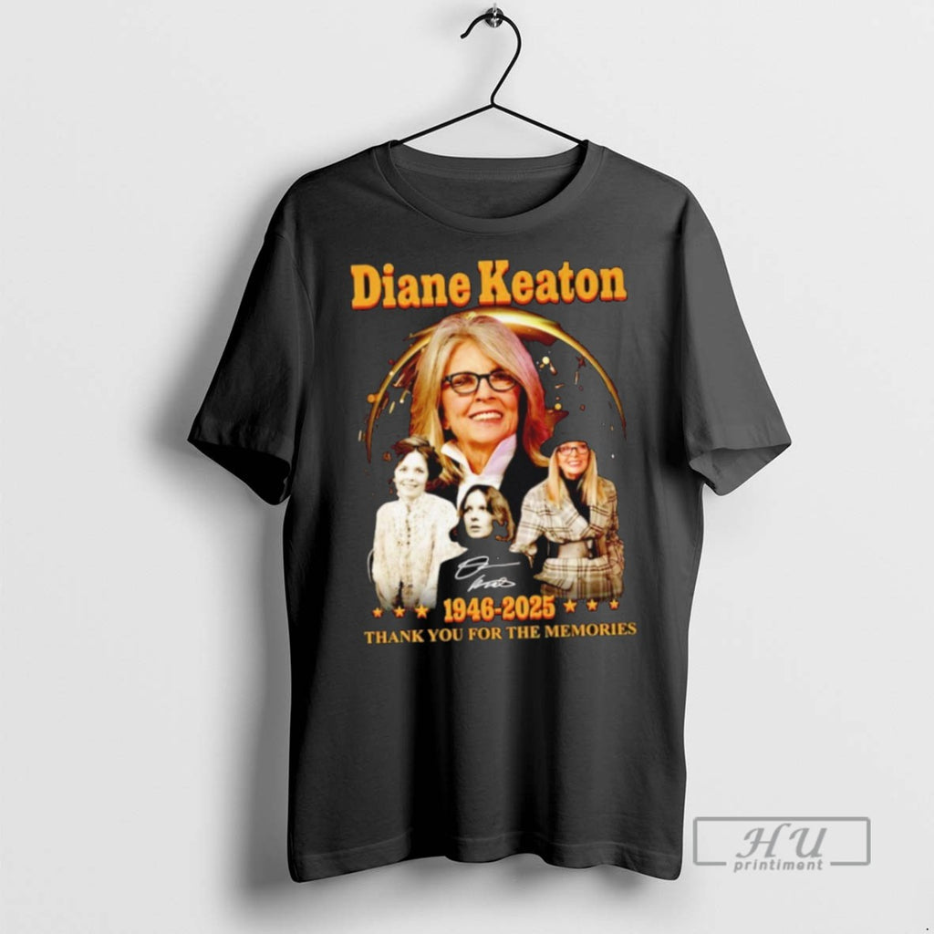 Limited Edition Diane Keaton 1946 2025 Thank You For The Memories Signature Graphic
