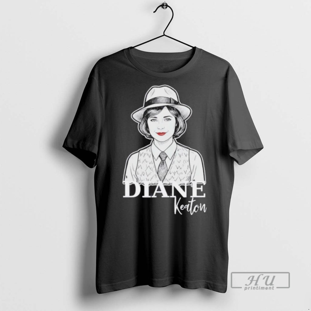 Limited Edition Diane Keaton Annie Hall Style Graphic Tee Shirt Sweatshirt Hoodies