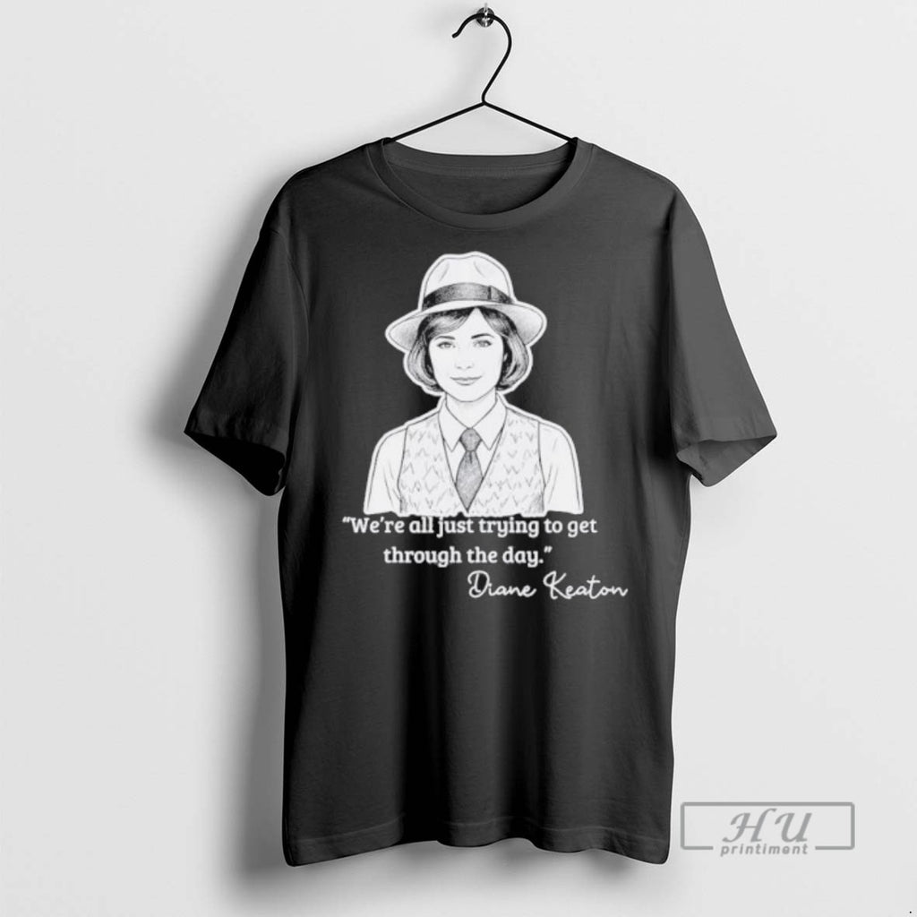 Limited Edition Diane Keaton Annie Hall Style La Di Da Quote Graphic Tee Shirt