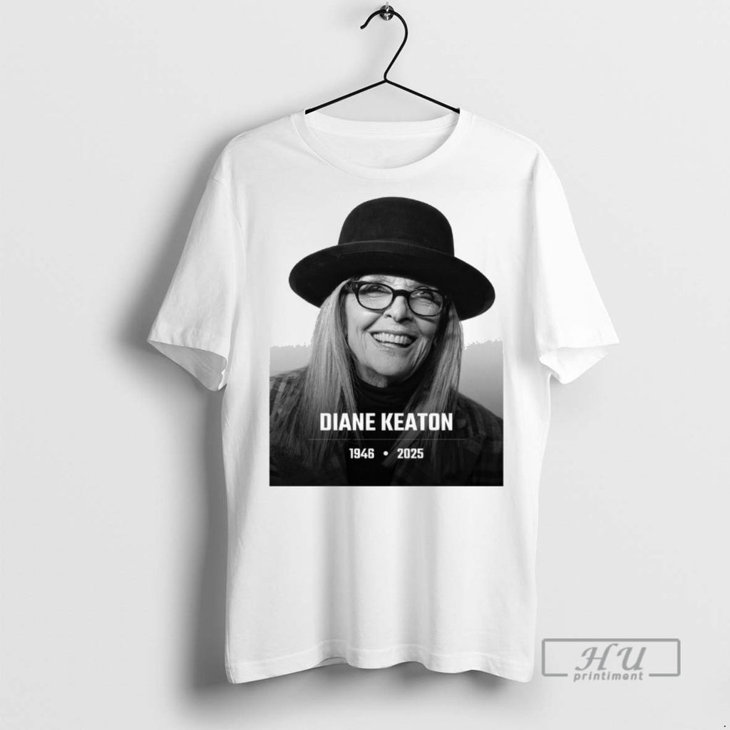 Limited Edition Diane Keaton Passes Away At 79 1946 2025 The Film Zone Graphic Tee