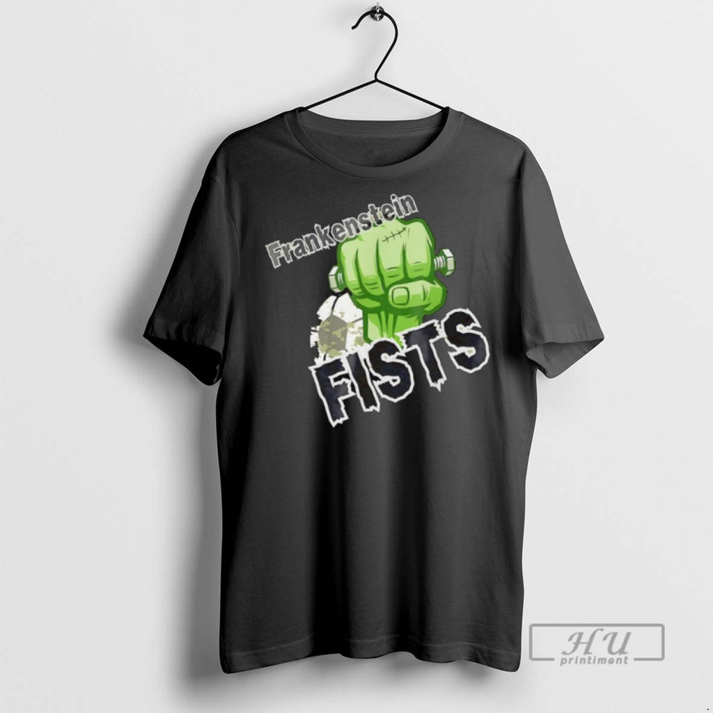Limited Edition Frankenstein Fists Soccer Graphic Tee Shirt Sweatshirt Hoodies