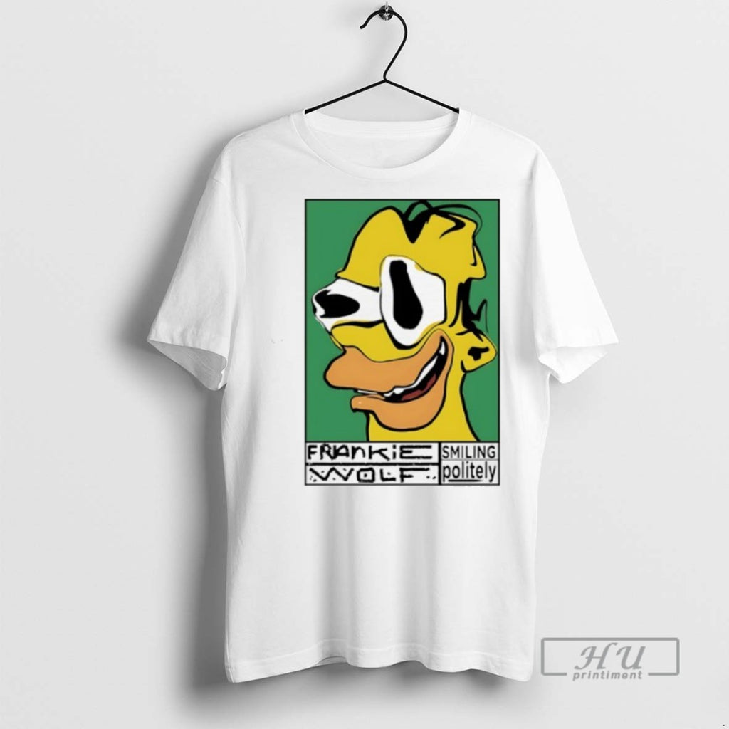 Limited Edition Frankie Wolf Smiling Politely Graphic Tee Shirt Sweatshirt Hoodies
