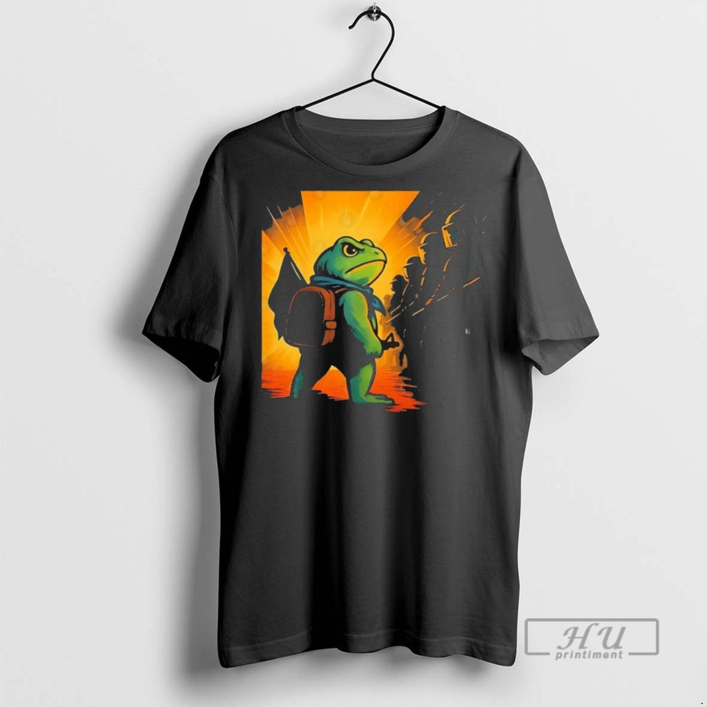 Limited Edition Frogs Against Fascism Vintage Retro Graphic Tee Shirt Sweatshirt Hoodies