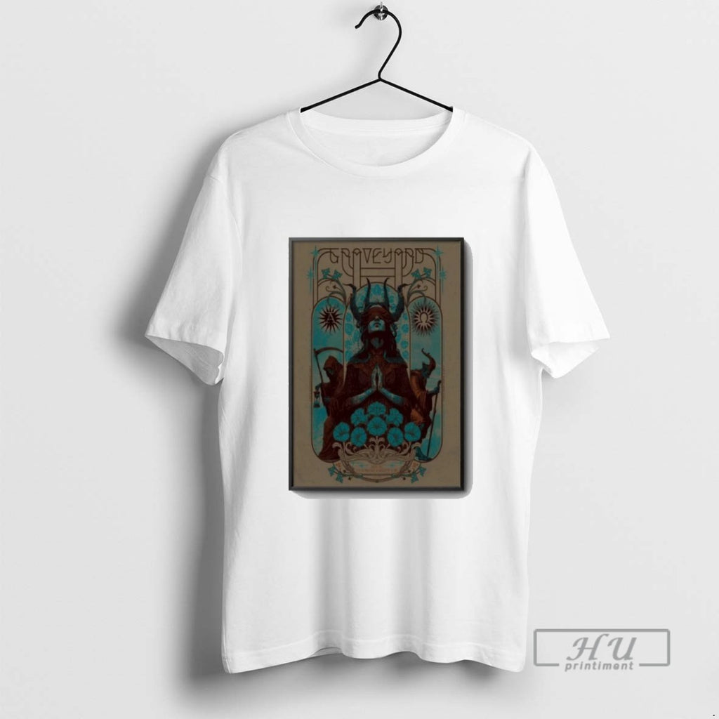 Limited Edition Graveyard Backstage Munich Germany Oct 11 2025 Graphic Tee Shirt Sweatshirt Hoodies