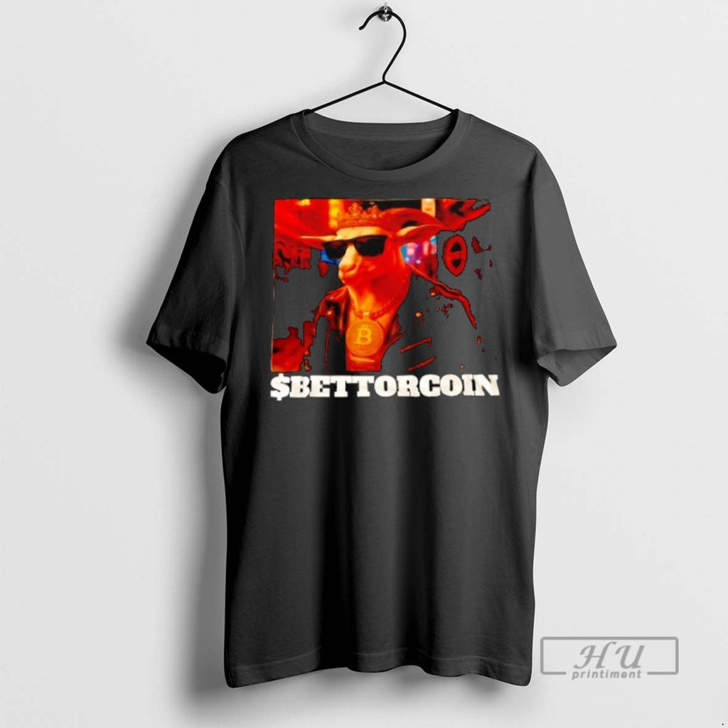 Limited Edition Goat Bettorcoin Graphic Tee Shirt Sweatshirt Hoodies