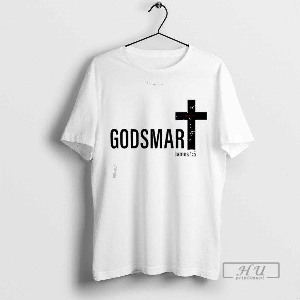 Limited Edition Godsmart James 1 5 Cross Graphic Tee Shirt Sweatshirt Hoodies