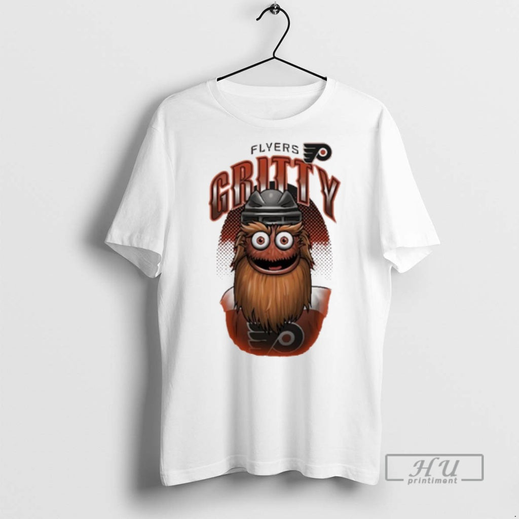 Limited Edition Gritty Outer Stuff Philadelphia Flyers Mascot Graphic Tee Shirt Sweatshirt Hoodies