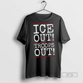 Limited Edition Ice Out Troops Out Abolish Ice Anti Trump Long Sleve Graphic