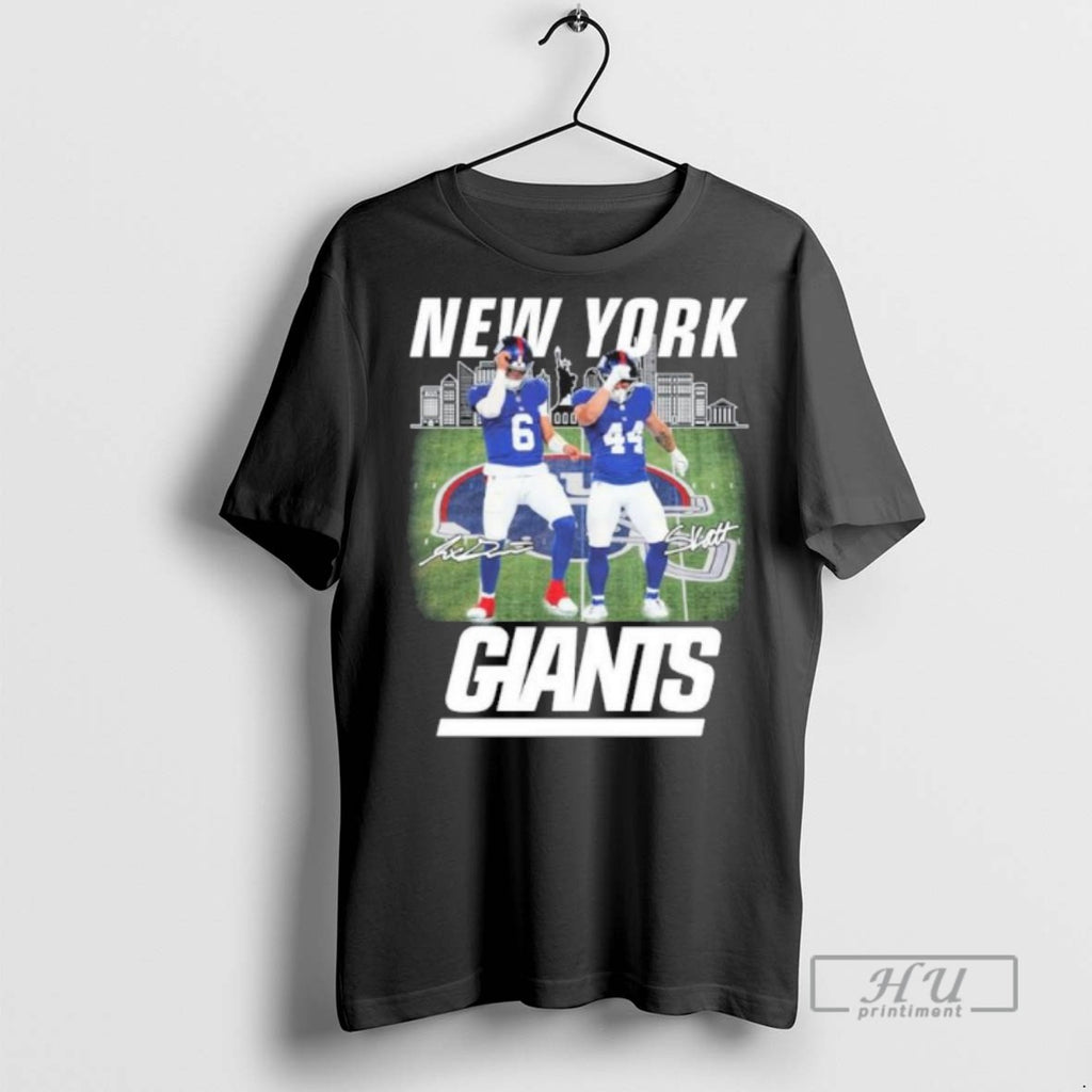 Limited Edition Jaxson Dart And Cam Skattebo Skattebros Giants Graphic Tee Shirt Sweatshirt Hoodies