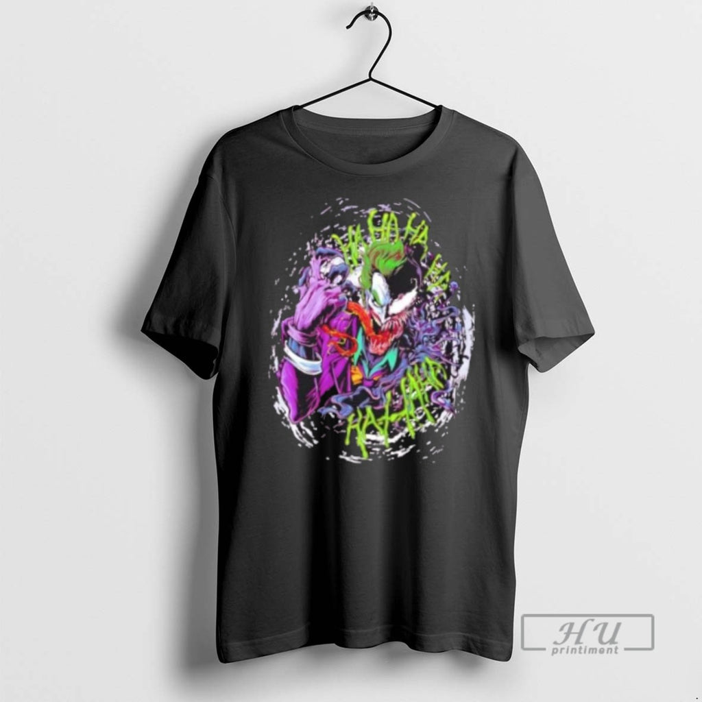 Limited Edition Joker Symbiote Villain Fusion Parody Graphic Tee Shirt Sweatshirt Hoodies