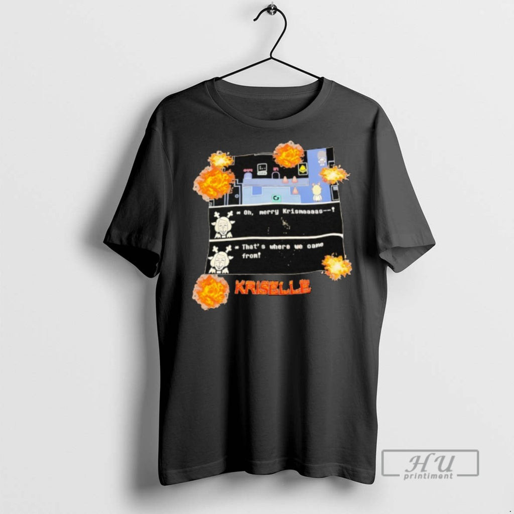 Limited Edition Kriselle Oh Merry Krismaaaas Thats Where We Came From Graphic Tee Shirt