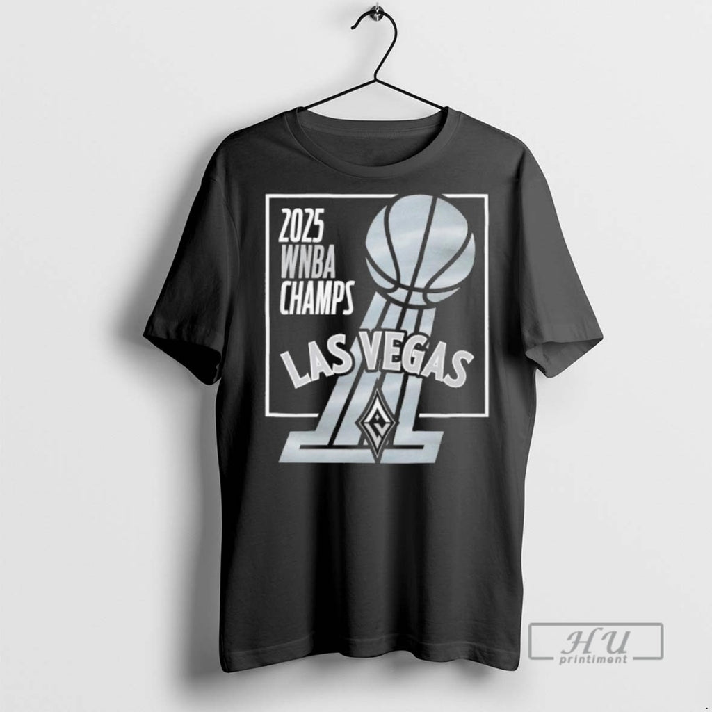 Limited Edition Las Vegas Aces 2025 Wnba Champs Trophy Graphic Tee Shirt Sweatshirt Hoodies