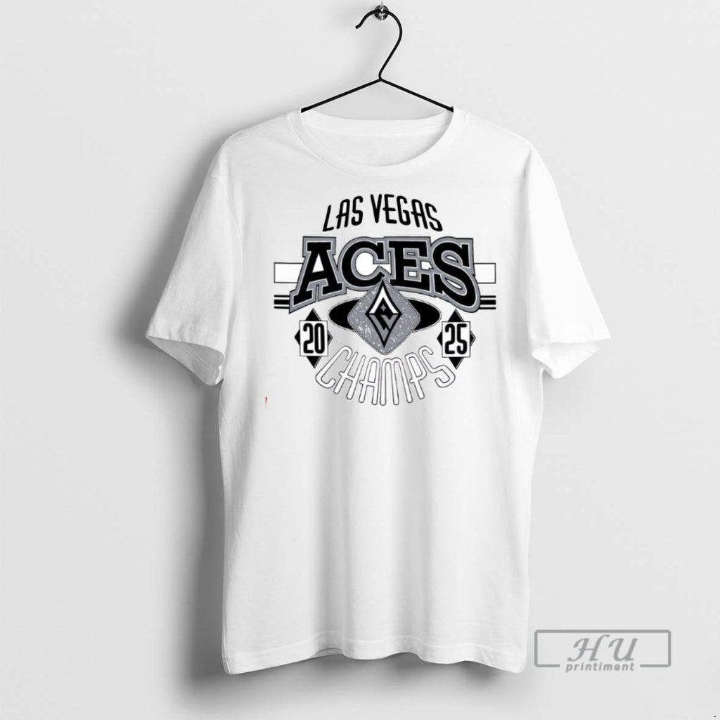 Limited Edition Las Vegas Aces 2025 Wnba Finals Champions Statement Style Graphic Tee Shirt