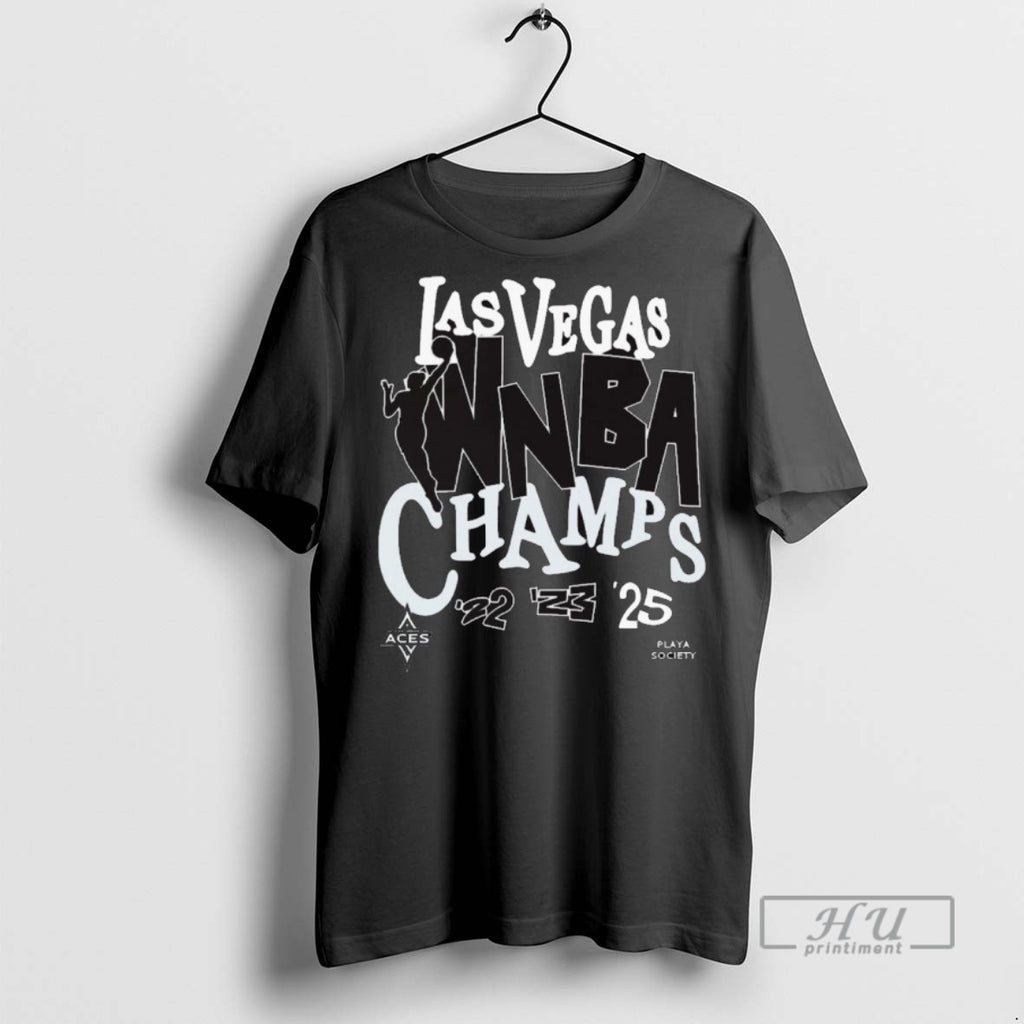 Limited Edition Las Vegas Aces Basketball 2025 Wnba Finals Champions Playa Society Graphic
