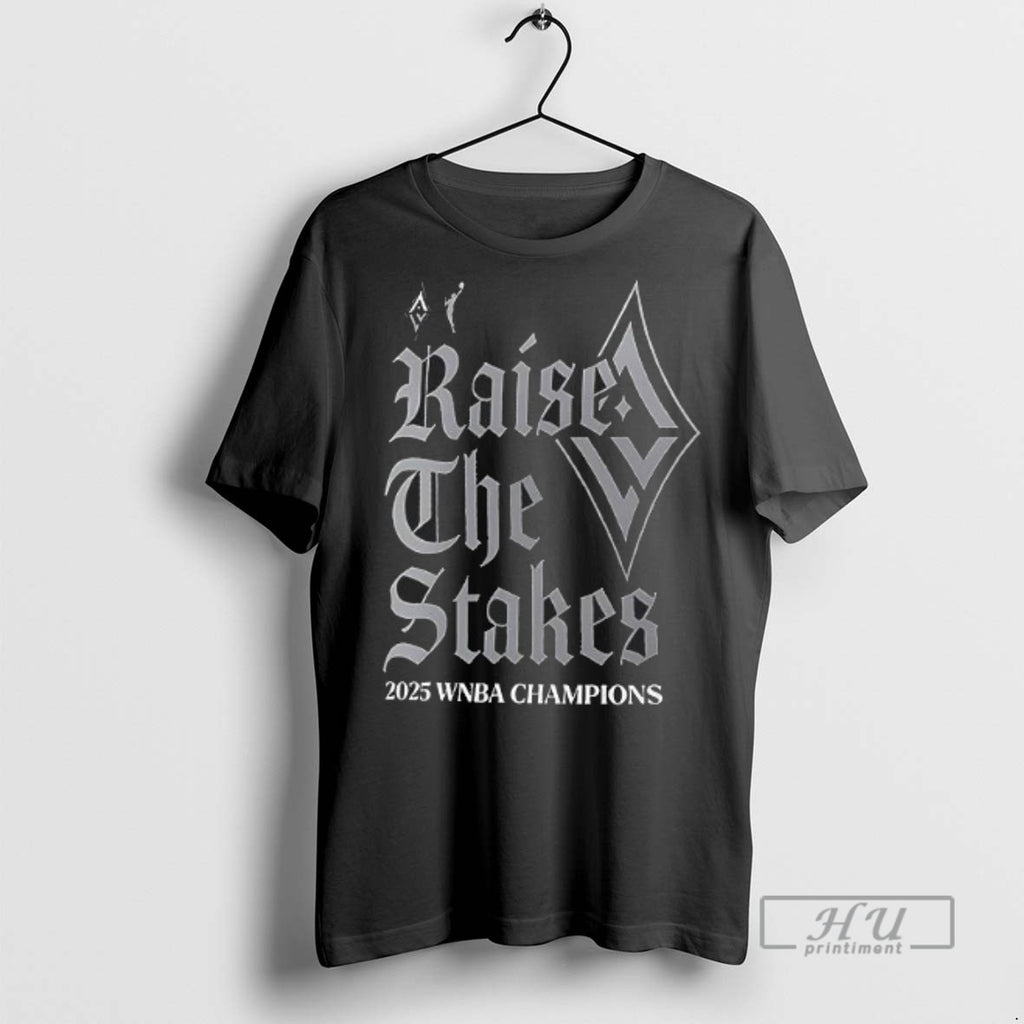 Limited Edition Las Vegas Aces Raise The Stakes 2025 Wnba Finals Champions Graphic