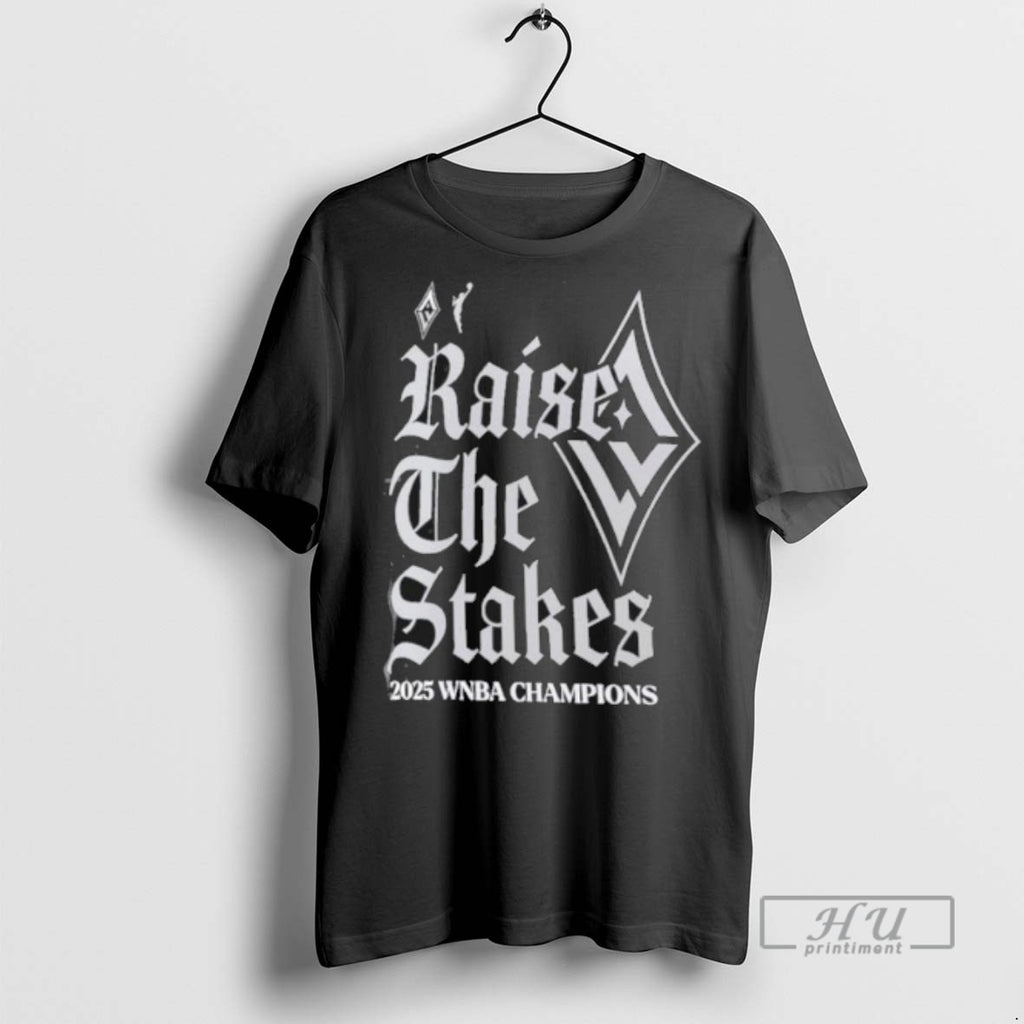 Limited Edition Las Vegas Aces Wnba Finals Champions Raise The Stakes Graphic Tee Shirt