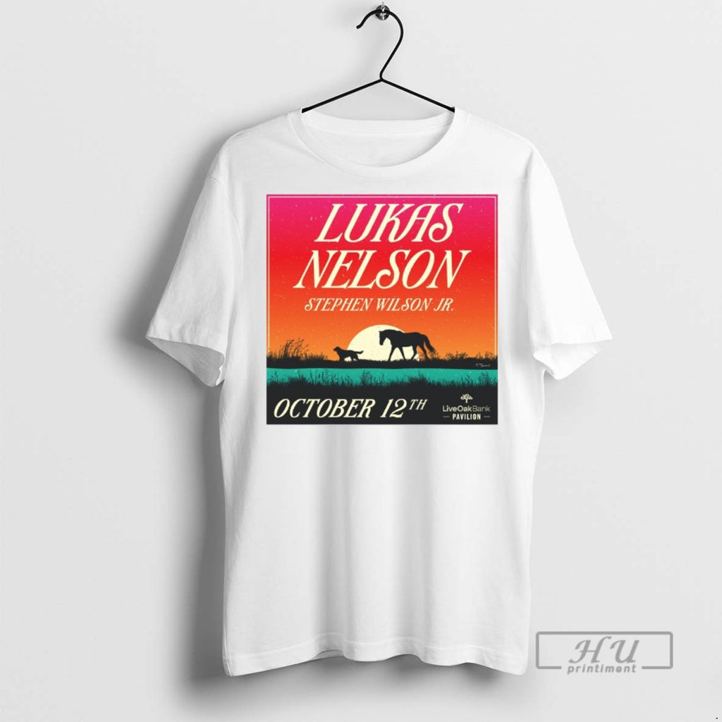 Limited Edition Lukas Nelson Wilmington Nc October 12 2025 Tour Graphic Tee Shirt Sweatshirt Hoodies