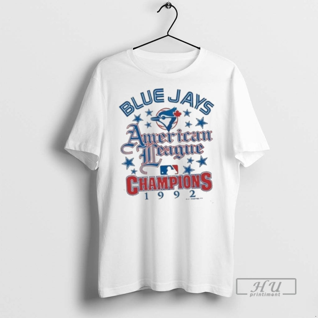 Limited Edition Mlb Toronto Blue Jays 1992 American League Champions Graphic Tee Shirt Sweatshirt Hoodies