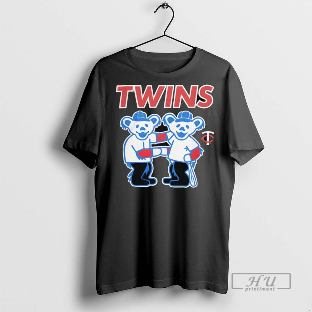Limited Edition Mlb X Grateful Dead X Twins Graphic Tee Shirt Sweatshirt Hoodies