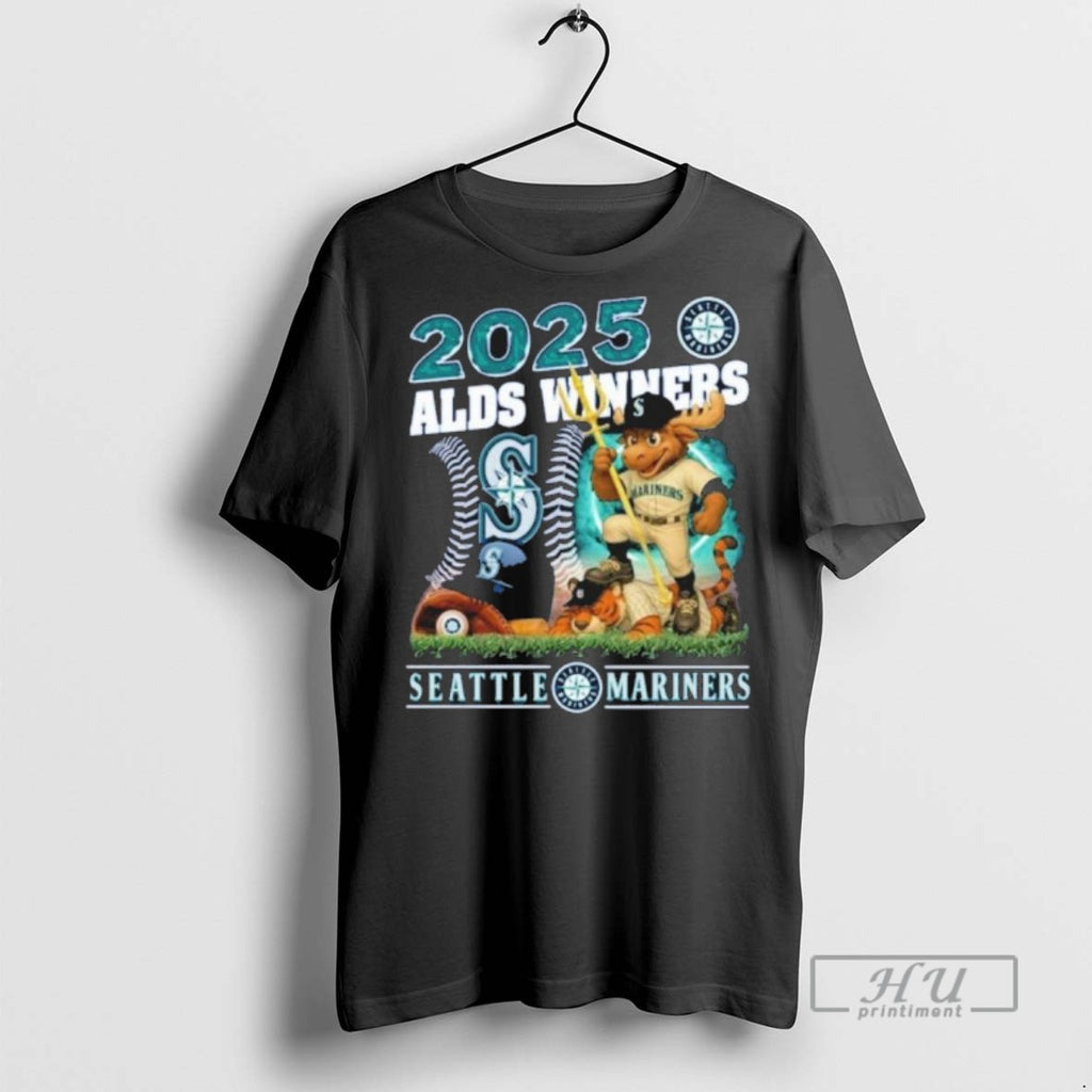 Limited Edition Mascot Mariners 2025 Alds Winner Graphic Tee Shirt Sweatshirt Hoodies